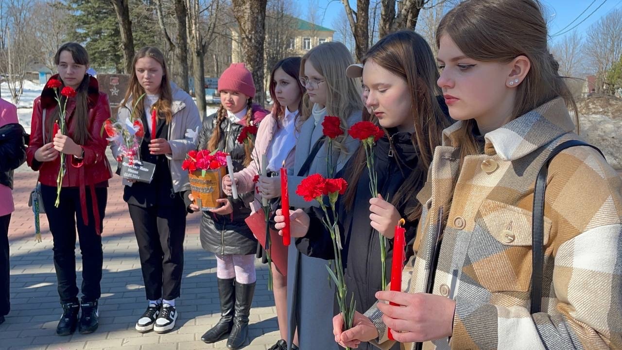 Акция, посвящённая памяти жертв террористического акта в концертном зале «Крокус Сити Холл».